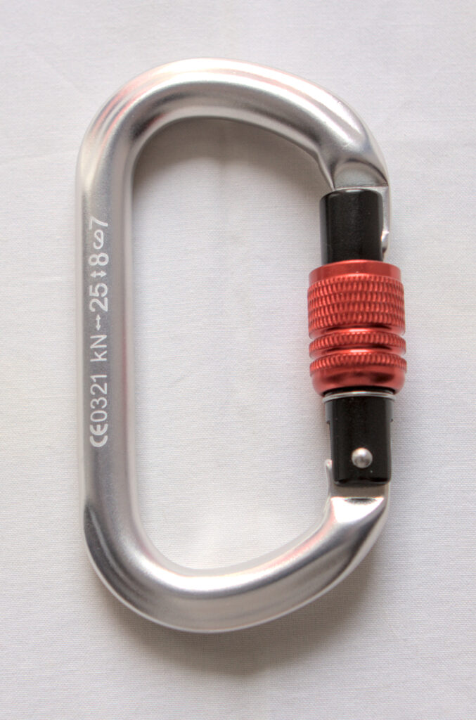 Karabiner silver shibari suspension