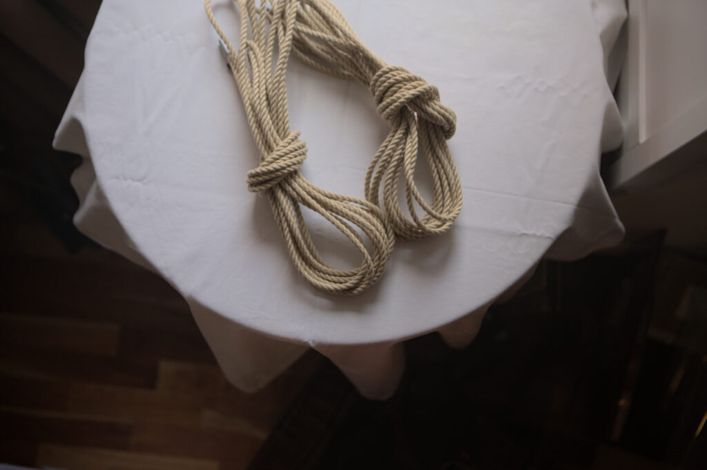 POSH P.O.S.H. beige shibari bondage bdsm