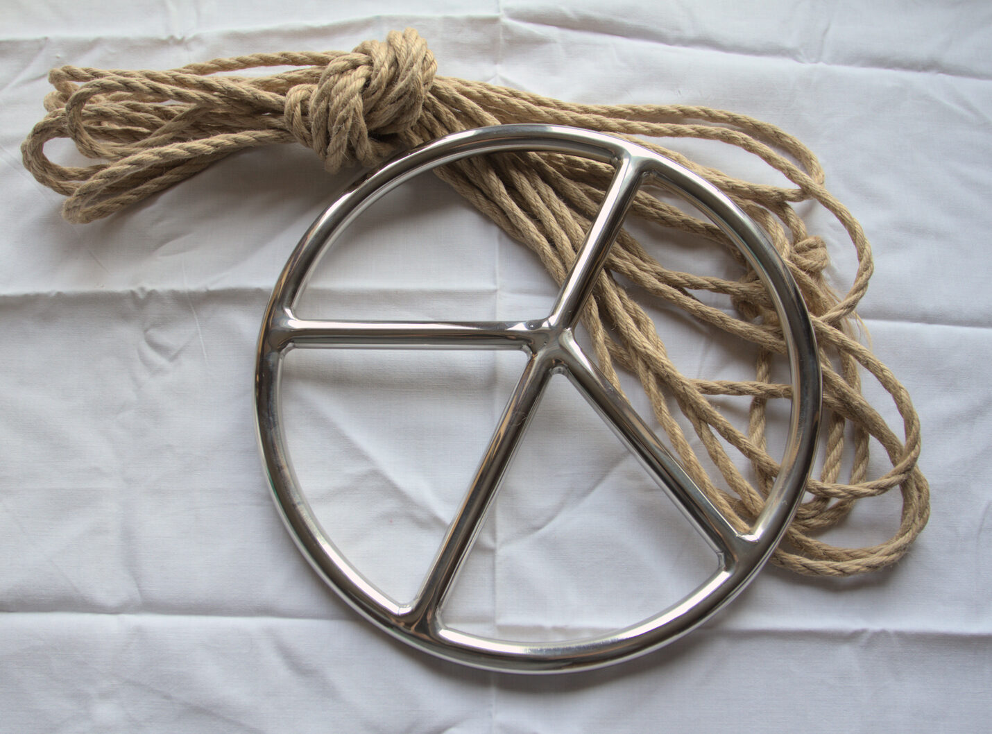 Suspension ring shibari bondage