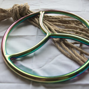 Suspension ring shibari bondage triskele