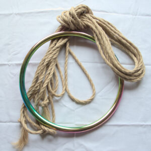 Suspension ring shibari bondage