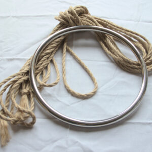 Suspension ring shibari bondage